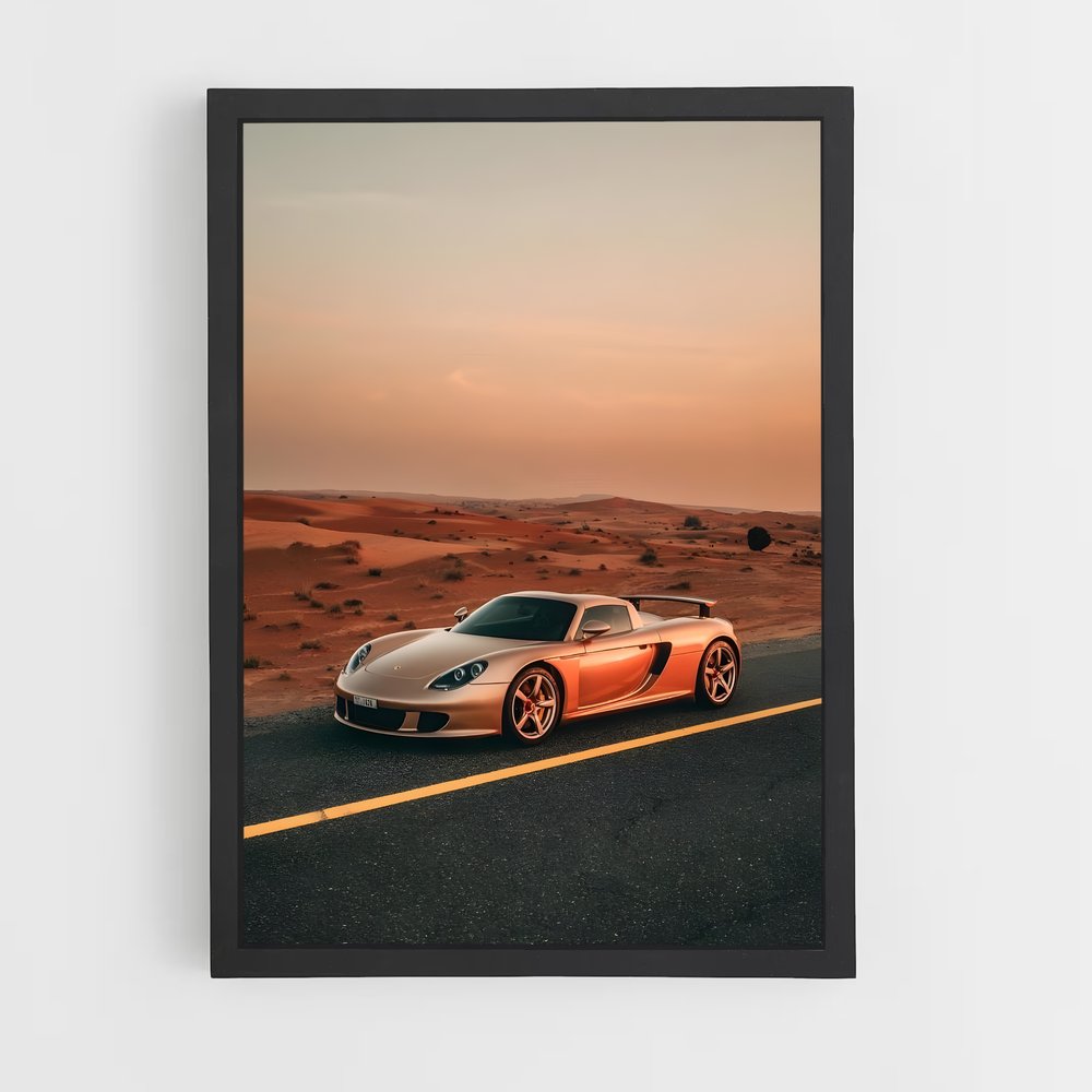 Poster superbe Carrera GT – affiche Porsche (vue 2)